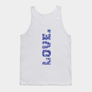 blue love design Tank Top